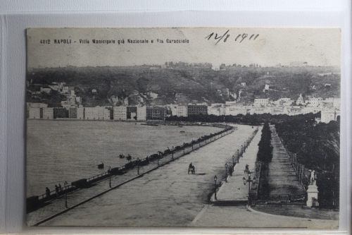 AK Neapel Villa Municipale già Nazionale Via Garacciolo 1922 gebraucht #PH042