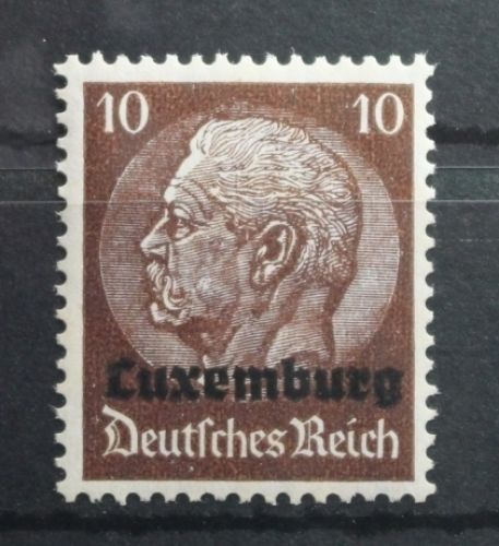 Deutsche Besetzung 2. WK Luxemburg 6 postfrisch #TP687