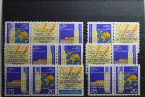 DDR W Zd 221 - W Zd 226 postfrisch Zusammendruck #TQ297