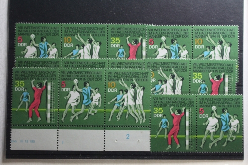 DDR W Zd 296 - W Zd 301 postfrisch Zusammendruck #TQ319