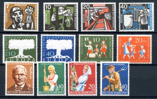 Bund Lot aus 50er Jahre postfrisch