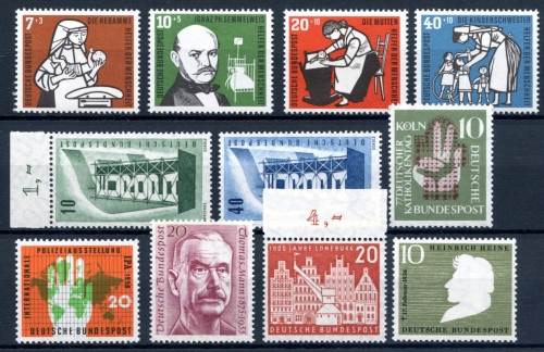 Bund Lot aus 50er Jahre postfrisch