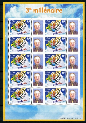 Frankreich Kleinbogen 3505 II postfrisch