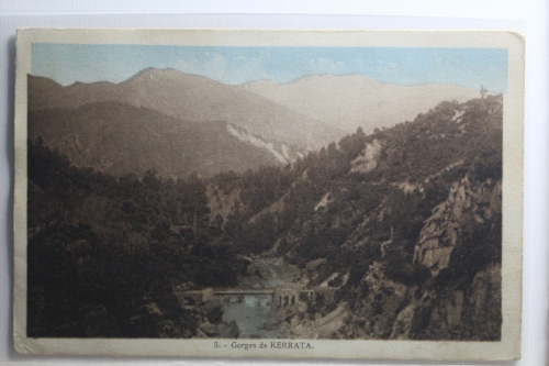 AK Algerien Gorges de Kerrata 1932 gebraucht #PH297