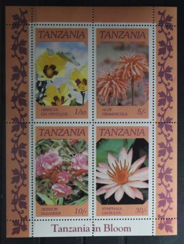 Tansania Block 64 mit 391-394 postfrisch
