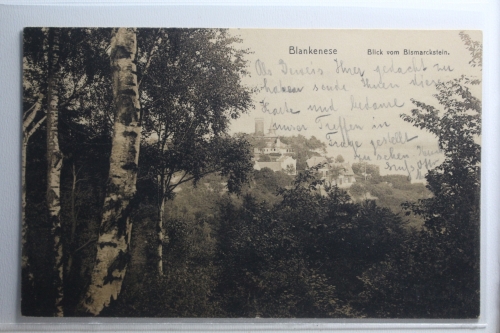 AK Hamburg-Blankenese Blick vom Bismarckstein gebraucht #PH330