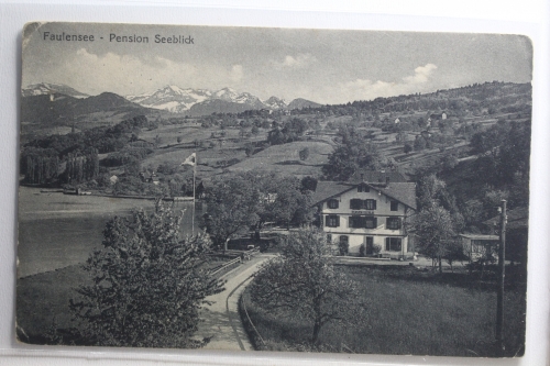 AK Faulensee Pension Seeblick gebraucht #PH353