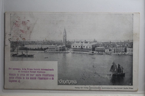 AK Venedig Stadtansicht 1898 gebraucht #PH413