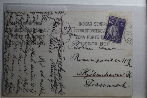 Portgual auf Postkarte als Einzelfrankatur gelaufen #BA055