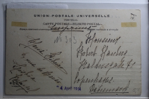 Portgual auf Postkarte als Mischfrankatur gelaufen #BA032