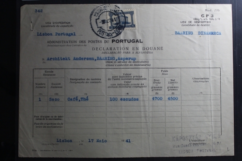 Portgual auf Brief als Einzelfrankatur gelaufen #BA102