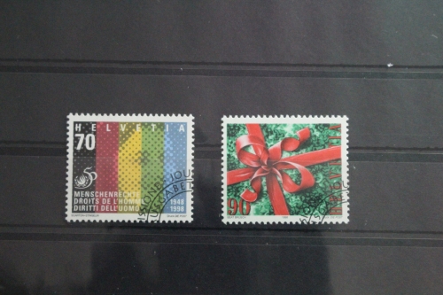 Schweiz 1670-1671 gestempelt