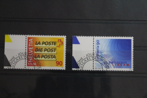 Schweiz 1637-1638 gestempelt #TT828