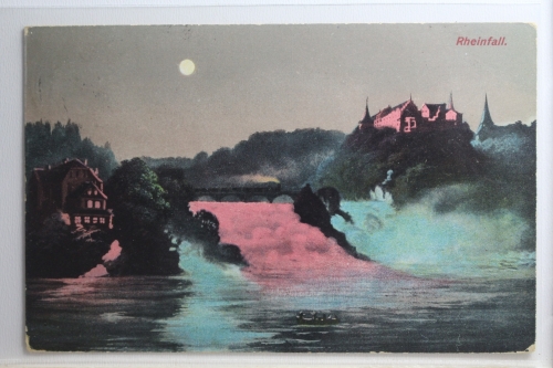 AK Rheinfall 1914 gebraucht #PH439