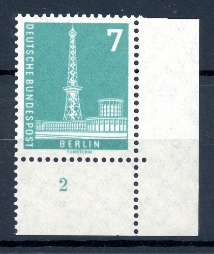 Berlin 135 v postfrisch Eckrand Formnummer 2 #HU556