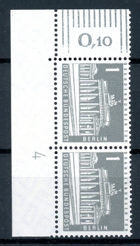 Berlin senkr. Paar 140 yw postfrisch DZ 4 #HU566