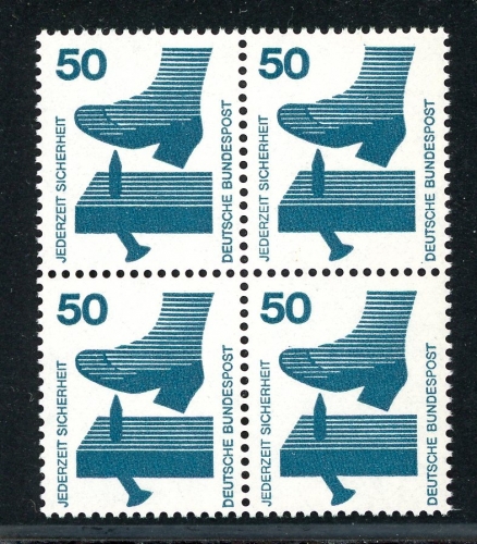 Bund 4er Block 700 postfrisch #HO276