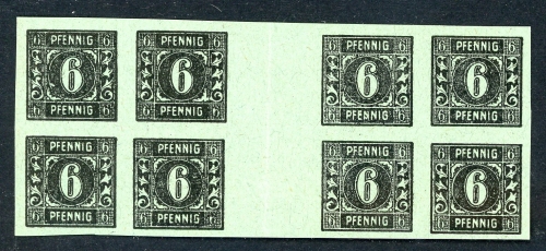 SBZ Mecklenburg-Vorpommern 8 x ZW U (2x) postfrisch gefaltet #GJ245