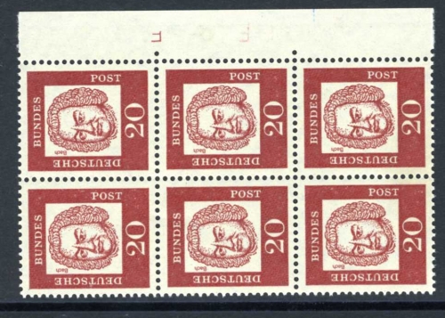 Bund 352 y DZ postfrisch