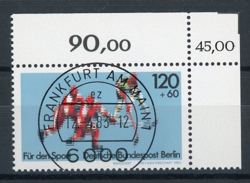 Berlin 699 KBWZ gestempelt Frankfurt #HU651