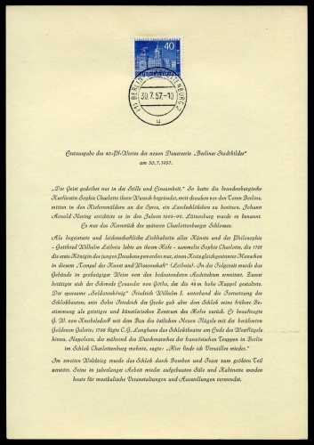Berlin amtliches ETB 24 149 Ersttagsblatt #HO339