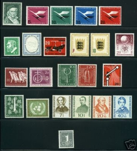 BRD Bund Jahrgang 1955 postfrisch