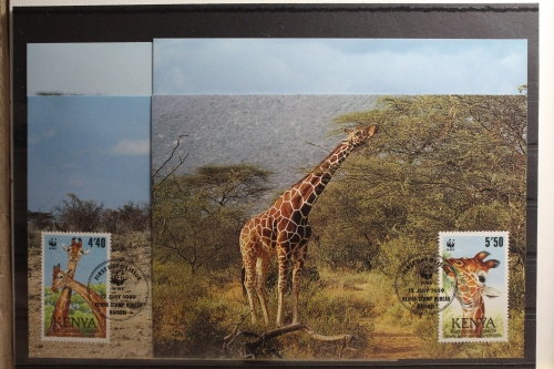 Kenia 481-484 gestempelt als FDC #TU475