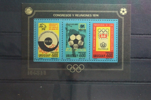 Uruguay Block 21 mit 1316-1318 postfrisch #TU390