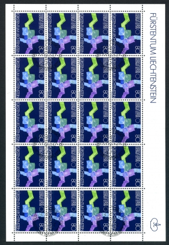 Liechtenstein Kleinbogen 729 Ersttagssonderstempel #JE964