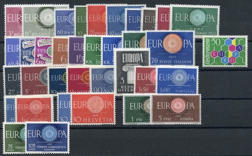 Cept Jahrgang 1960 postfrisch