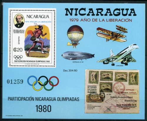 Nicaragua Block 111 postfrisch