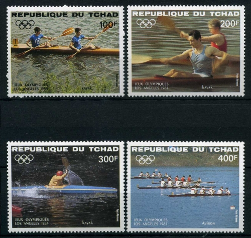 Tschad MiNr 1056-59 ** Olympiade #JG757