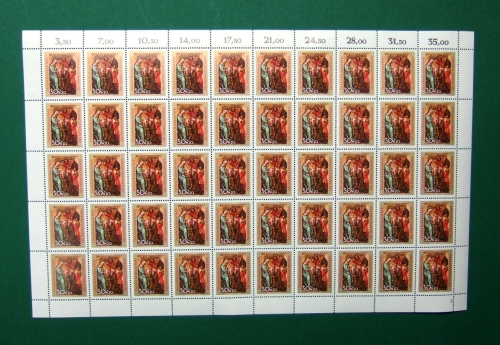 Berlin 50er Bogen 688 postfrisch