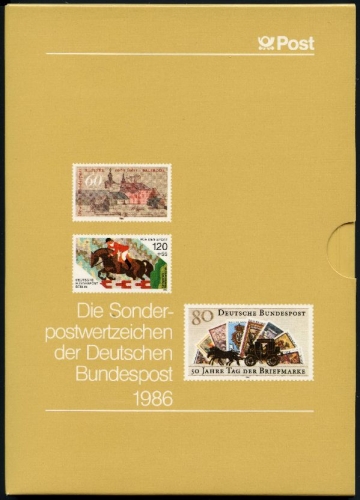BRD Bund Jahrbuch der Deutschen Post 1986 postfrisch