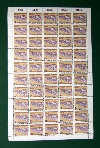 Berlin 50er Bogen 649 postfrisch