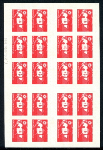 Frankreich Folienblatt 2946 Bc II postfrisch Marianne #HO384