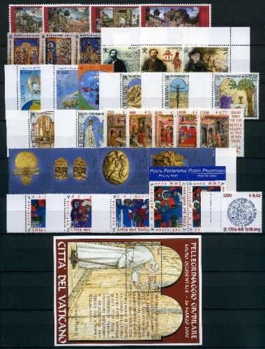 Vatikan Jahrgang 2001 postfrisch