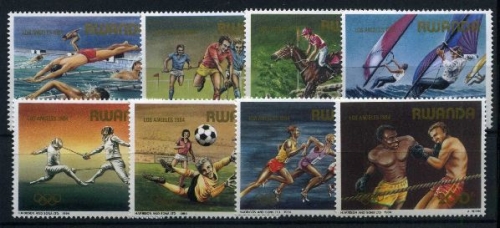 Ruanda 1275-1282 postfrisch Olympiade #JG698