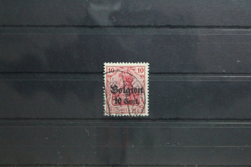 Deutsche Besetzung 1. WK Belgien 14 gestempelt Vollstempel #TT130
