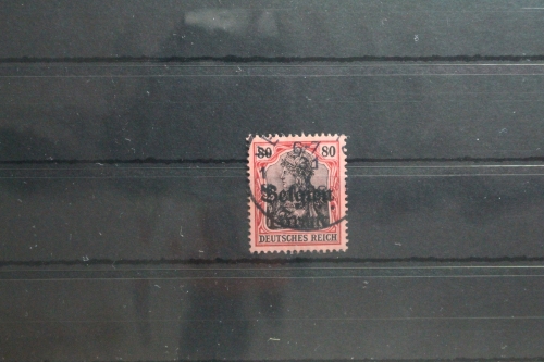 Deutsche Besetzung 1. WK Belgien 7 gestempelt Vollstempel #TT072