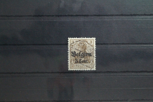 Deutsche Besetzung 1. WK Belgien 11 gestempelt Vollstempel #TT108