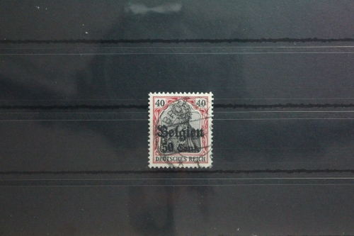 Deutsche Besetzung 1. WK Belgien 20 gestempelt Vollstempel #TT175