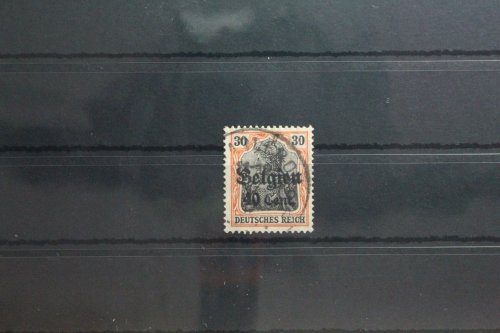 Deutsche Besetzung 1. WK Belgien 19 gestempelt Vollstempel #TT220