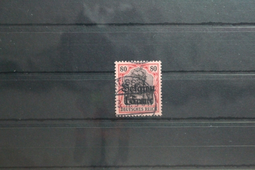 Deutsche Besetzung 1. WK Belgien 7 gestempelt Vollstempel #TT069
