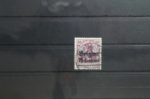 Deutsche Besetzung 1. WK Belgien 6 gestempelt Vollstempel #TT090