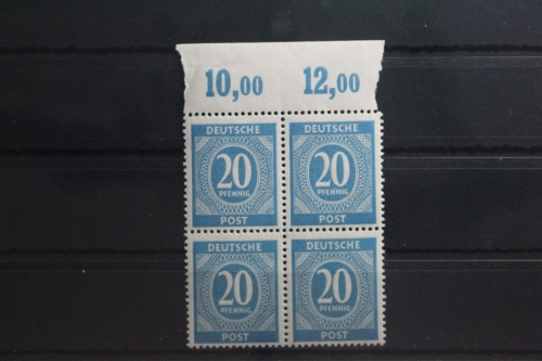 Alliierte Besetzung 924P OR ndgz postfrisch als Viererblock #TQ811
