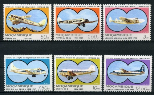 Mosambik 810-815 postfrisch