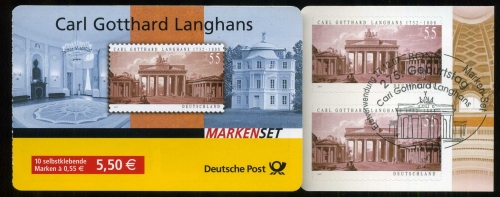 Bund Markenheftchen 70 gestempelt Bonn #IN579