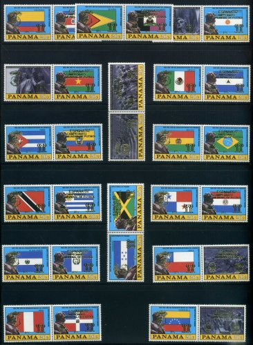 Panama 1458-1487 postfrisch Flaggen #IV295