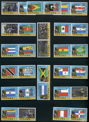 Panama 1488-1517 postfrisch Flaggen #IV296